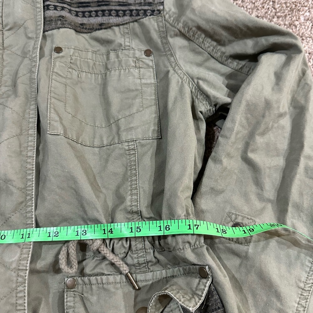 American Rag Olive Patterned Jacket - image 8